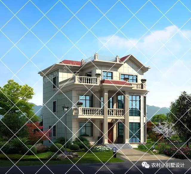 20套带八角窗设计的三层别墅,漂亮外形,就足够让人喜欢_生活_造型