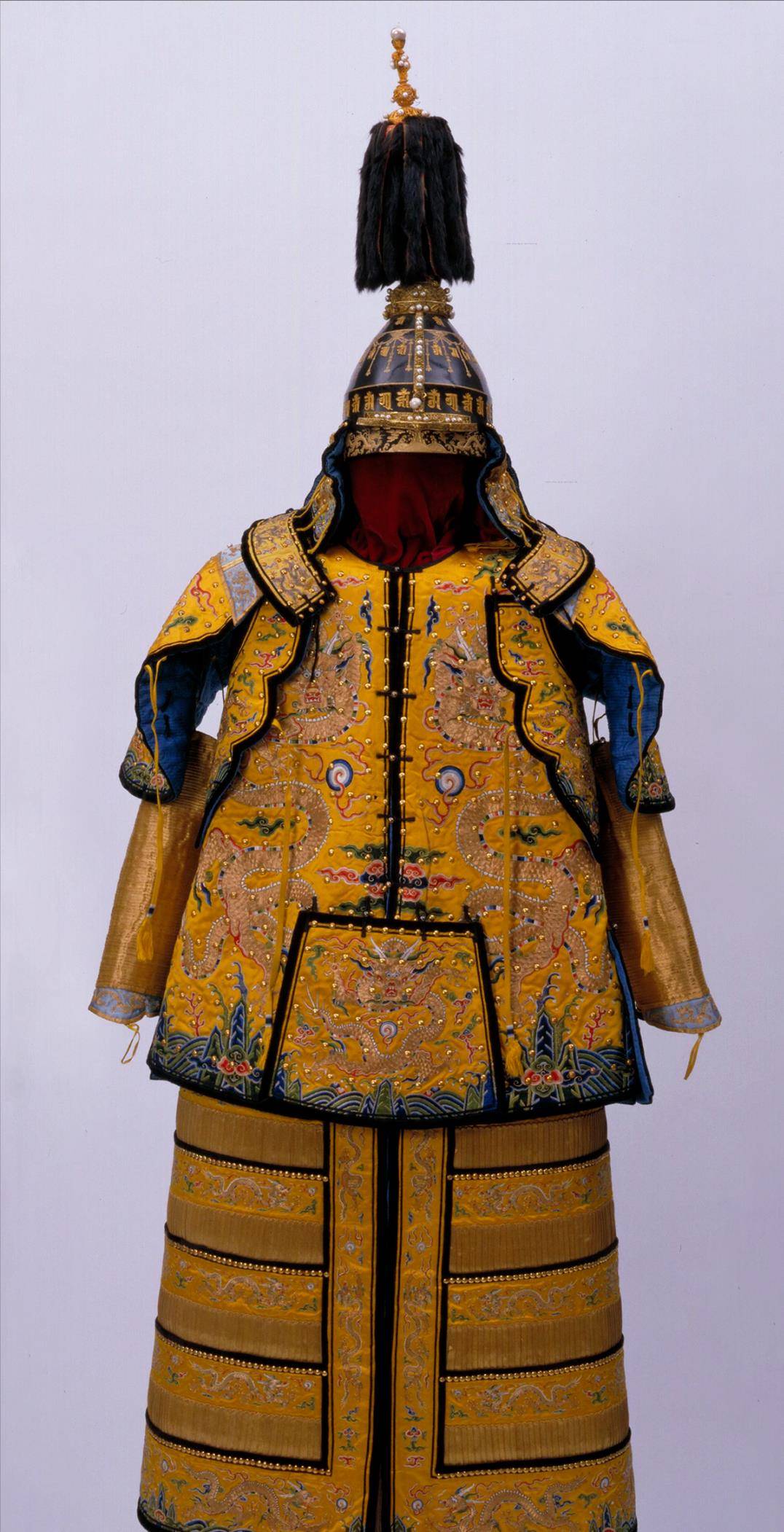 清代臂甲之变化-从后金入关前至乾隆时期_部件_盔甲_棉甲