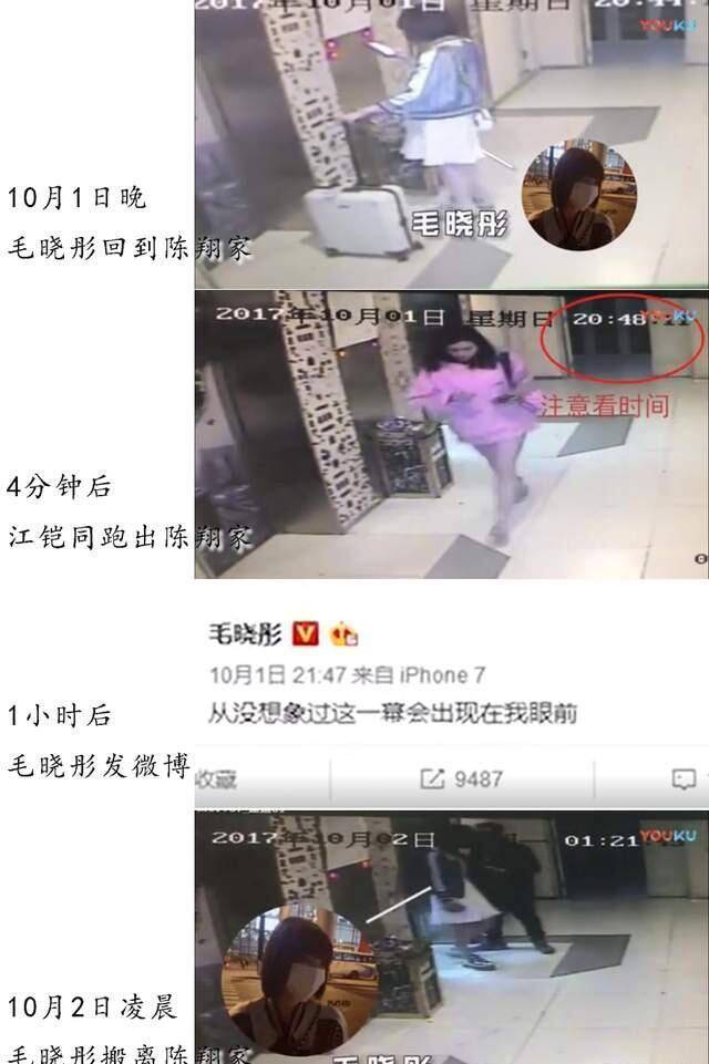 陈翔毛晓彤电梯事件图片