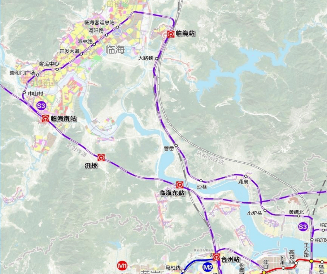 黄岩地铁线路图片