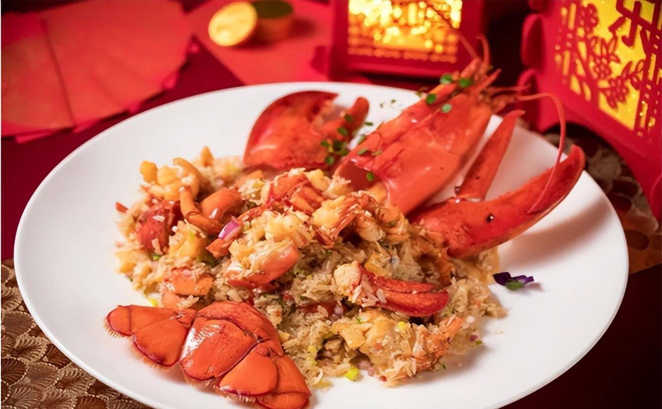 美食推荐:黑松露糯米炒波士顿龙虾大刀白肉原味鸡片_鸡块_备用_原料