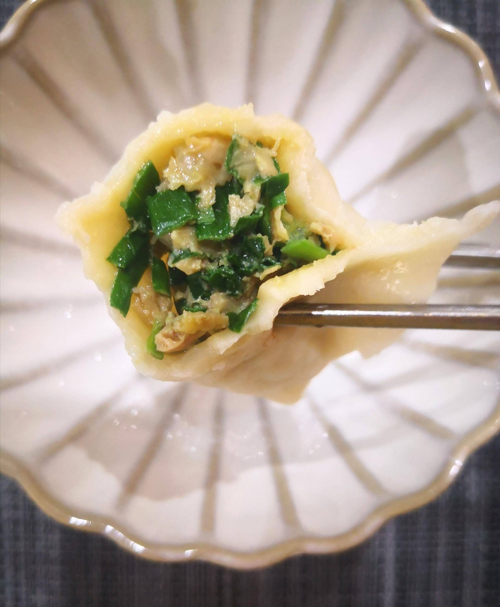 营养早餐第243期,韭菜猪肉馅饺子,搭配花式蒸豆腐,真香