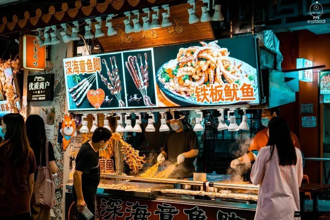 吃饭指南来了！深圳10大人气美食街，吃够5条才敢叫“吃货”_西村_地址_攻略