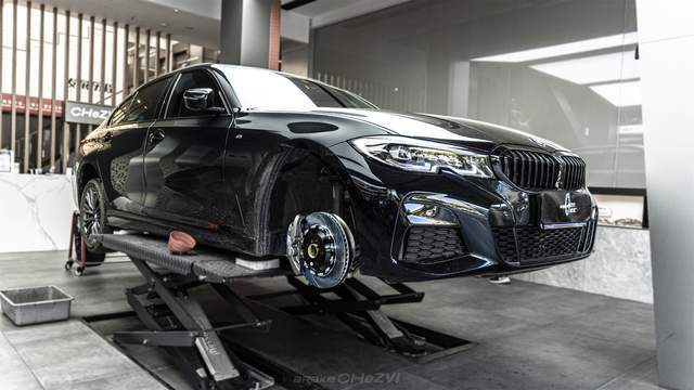 浑然天成 宝马3系升级alcon rc4刹车套件_搜狐汽车_搜狐网