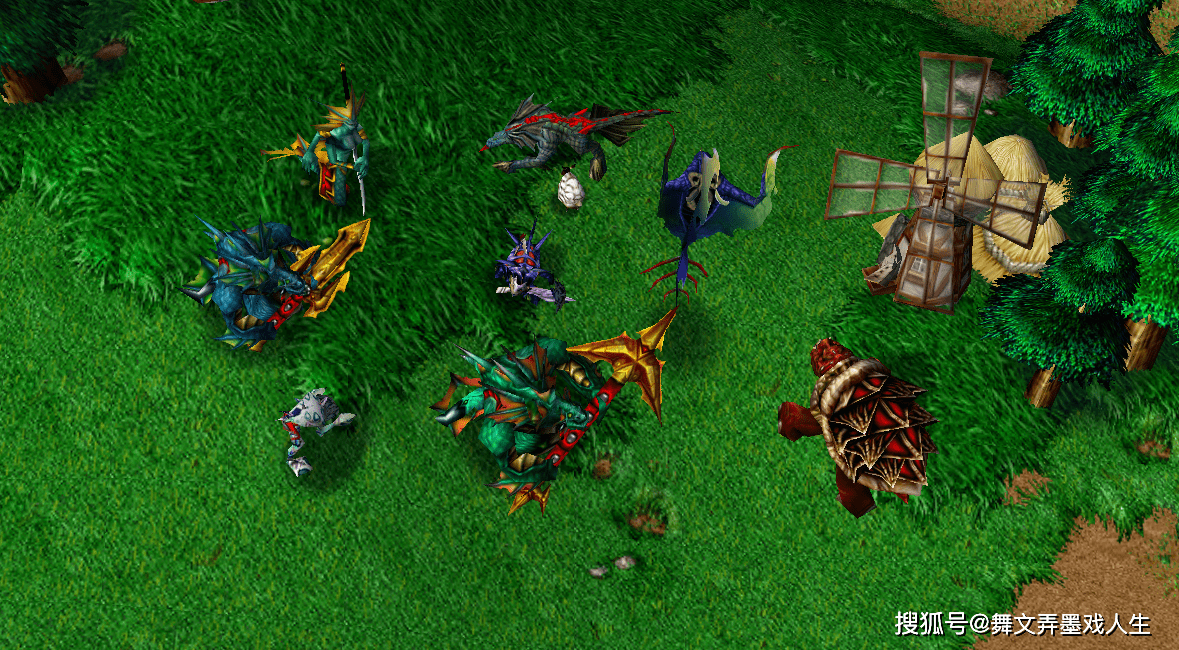 魔兽争霸3:平衡性差,不适合用在对战模式,只适合娱乐的娜迦族