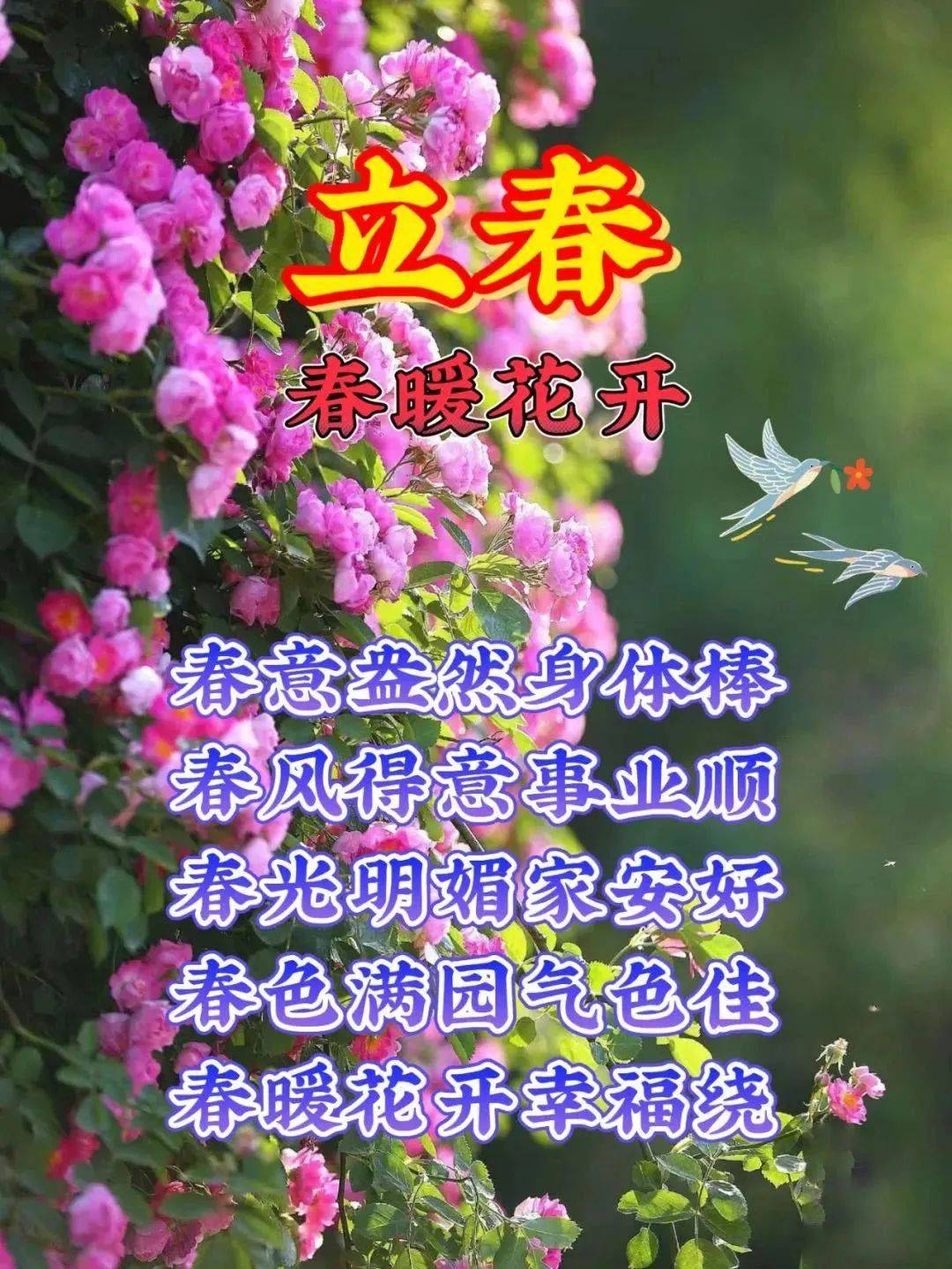 2月4日正月十四立春安康,早上好精选立春祝福图片带字早安问候语_朋友