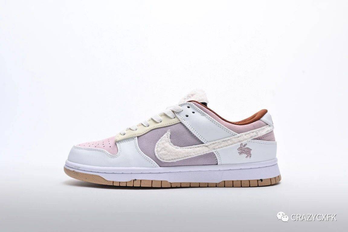 耐克nike sb dunk low year of the rabbit 兔年广州限定浅棕米白穗兔