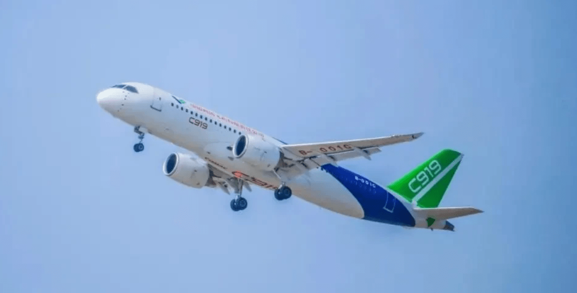 这就意味着中国每卖出一架c919,那美国波音就少了一个订单.