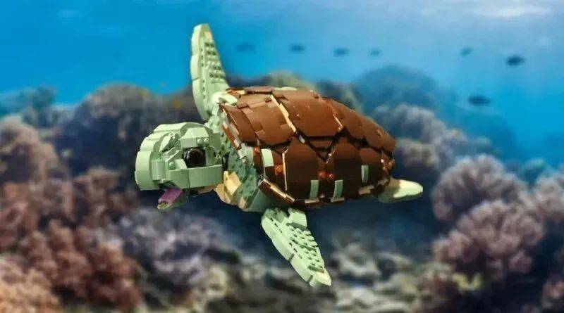 看着那海龟水中游~乐高ideas作品《海龟》获得万票支持_审核_外壳