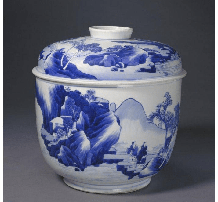 康熙青花山水的审美|北京翰海拍卖2023年征集_艺术_自然_中国画