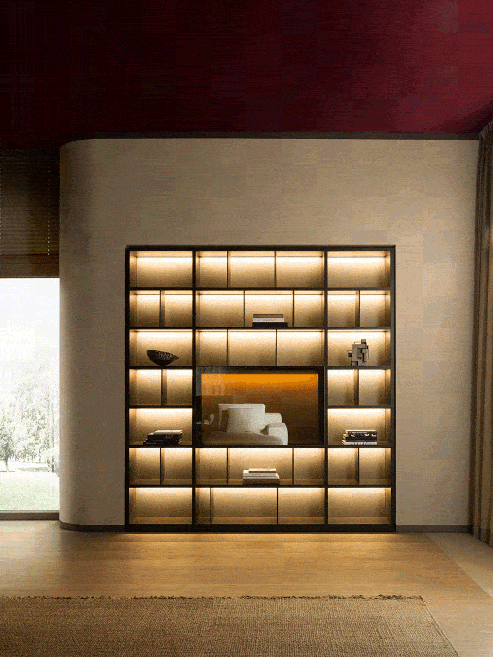 Molteni&C | 大平层最爱的意式柜体，精致到微米_系统_衣柜_组合