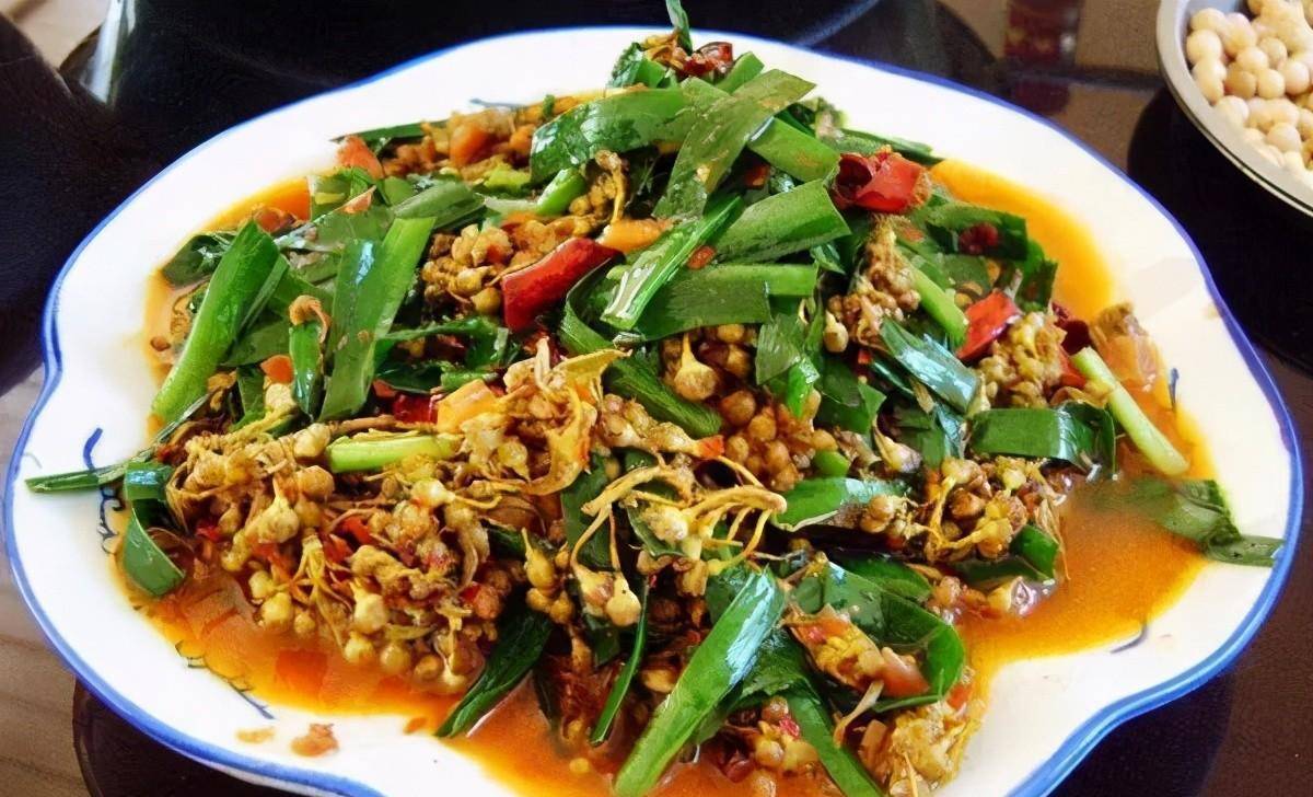 韭菜棠梨花,爆炒棠梨花,凉拌棠梨花均可.