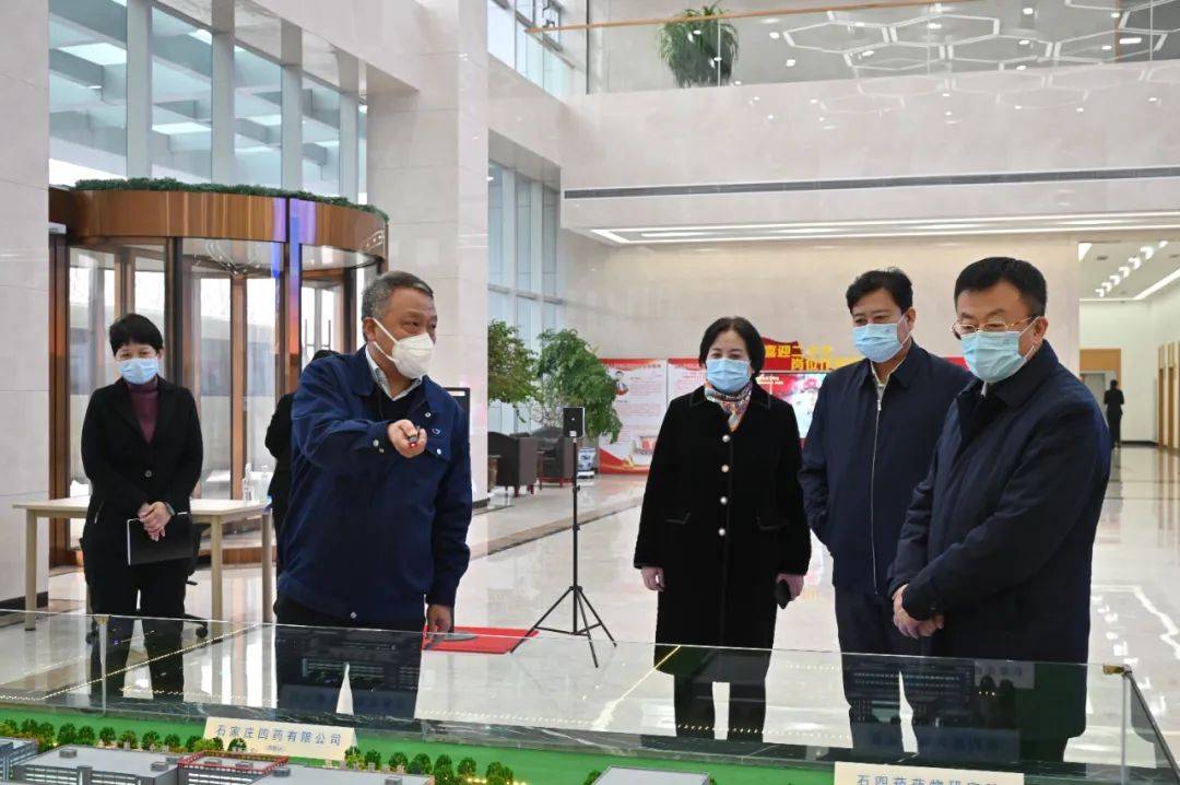 石家庄高新区管委会主任赵路新到重点企业石家庄四药集团调研_的发展