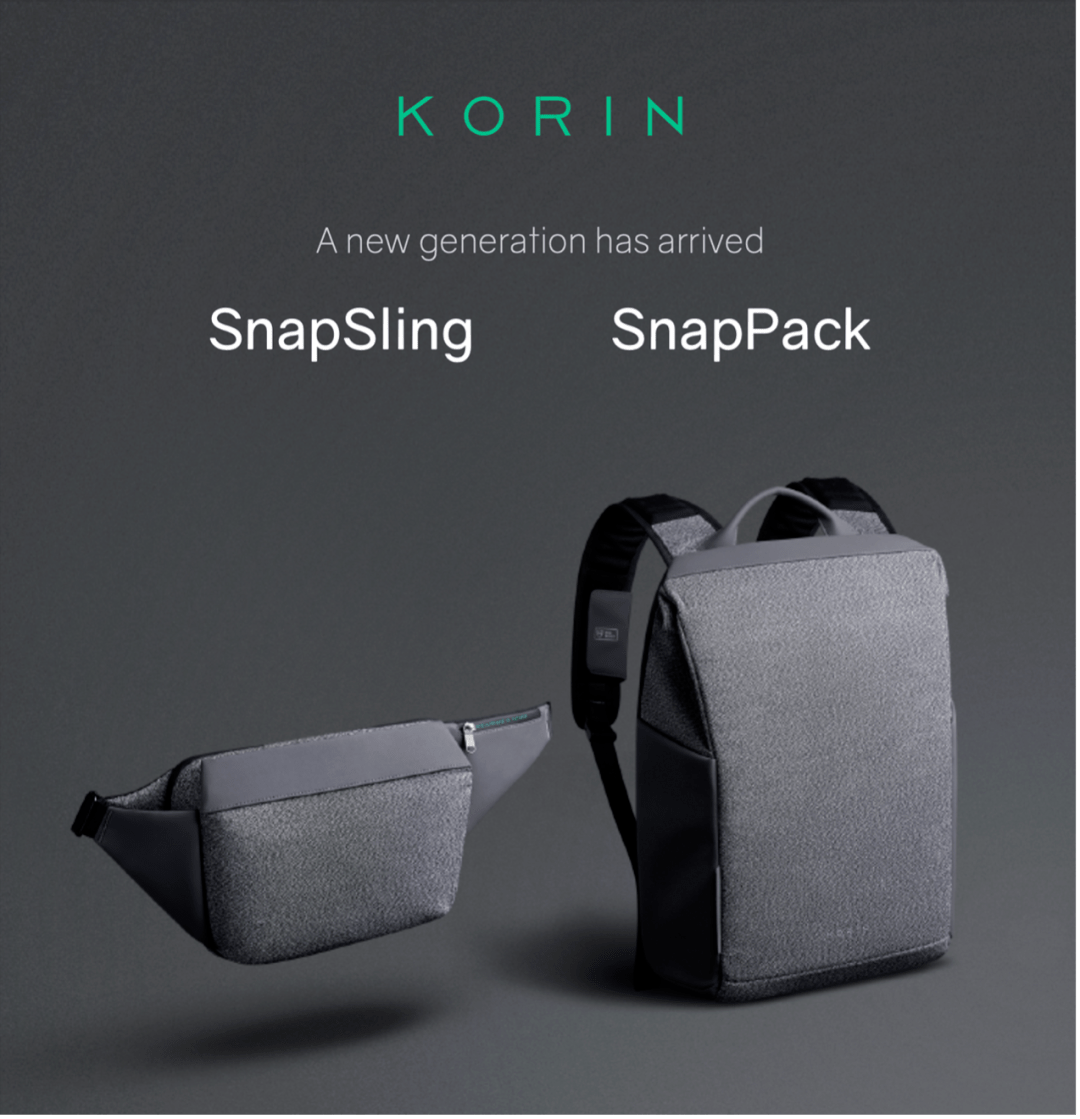 素晴らしい Korin Design SnapPack & SnapSling メンズ