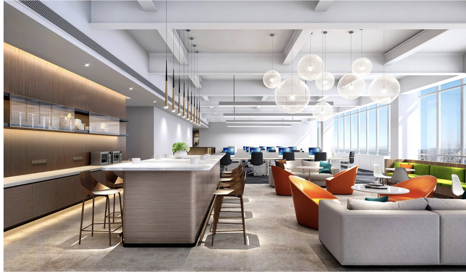 办公室休闲区设计有什么 作用?_公司_员工_区域