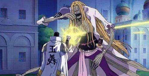 黄猿登陆香波地群岛的方式就很夸张,一脚就踢翻了一颗大树,海贼看到