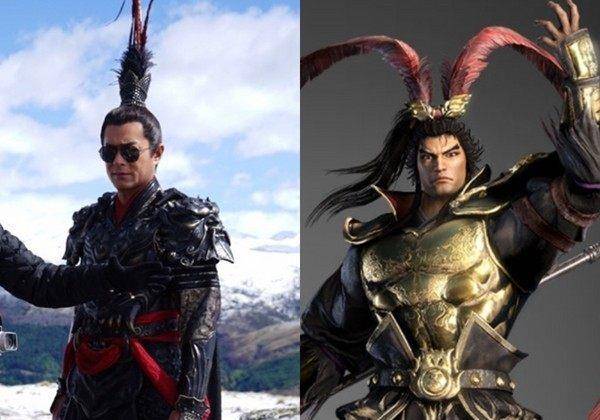 看到《真三国无双》真人版的关羽造型原谅我发出雷一般的笑声_韩庚