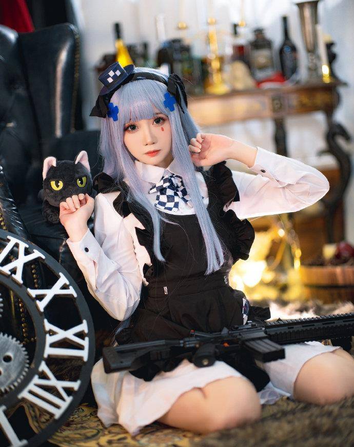 cos:少女前線hk416黑貓的贈禮cosplay正片-14p@燜燜碳_伊喵_白嫖_部落