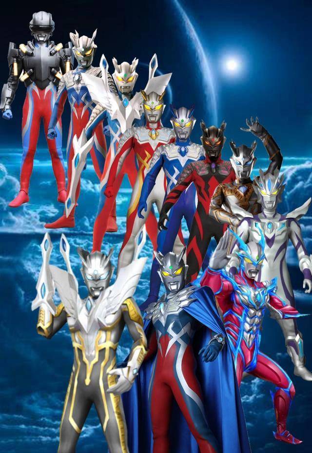 赛罗奥特曼全人际关系图详解多达11种形态连接新生代与昭和_包括