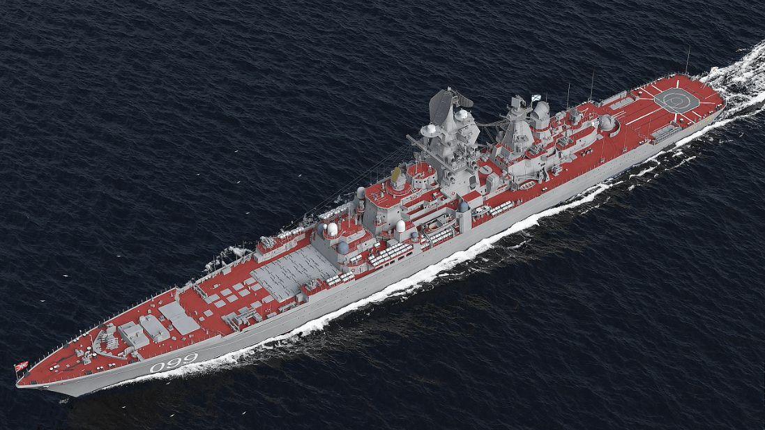 还有全世界唯一的核动力巡洋舰,有被称为"末日波塞冬"的核动力鱼雷