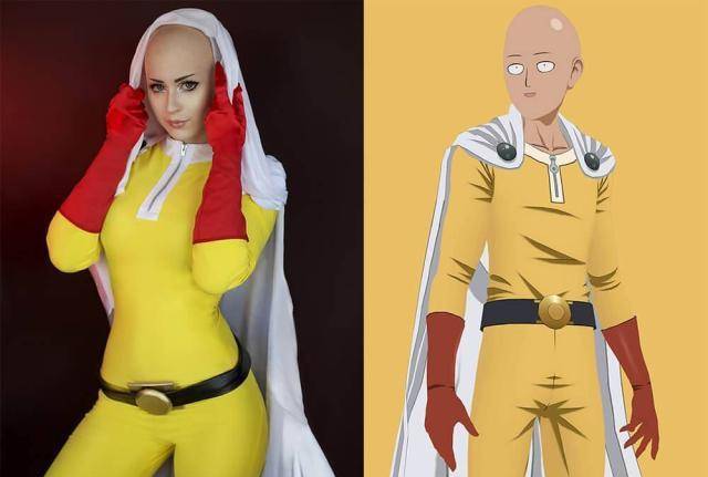 一拳超人娘化后:琦玉没有变化,索尼克太美,波罗斯居然颜值炸裂_动漫