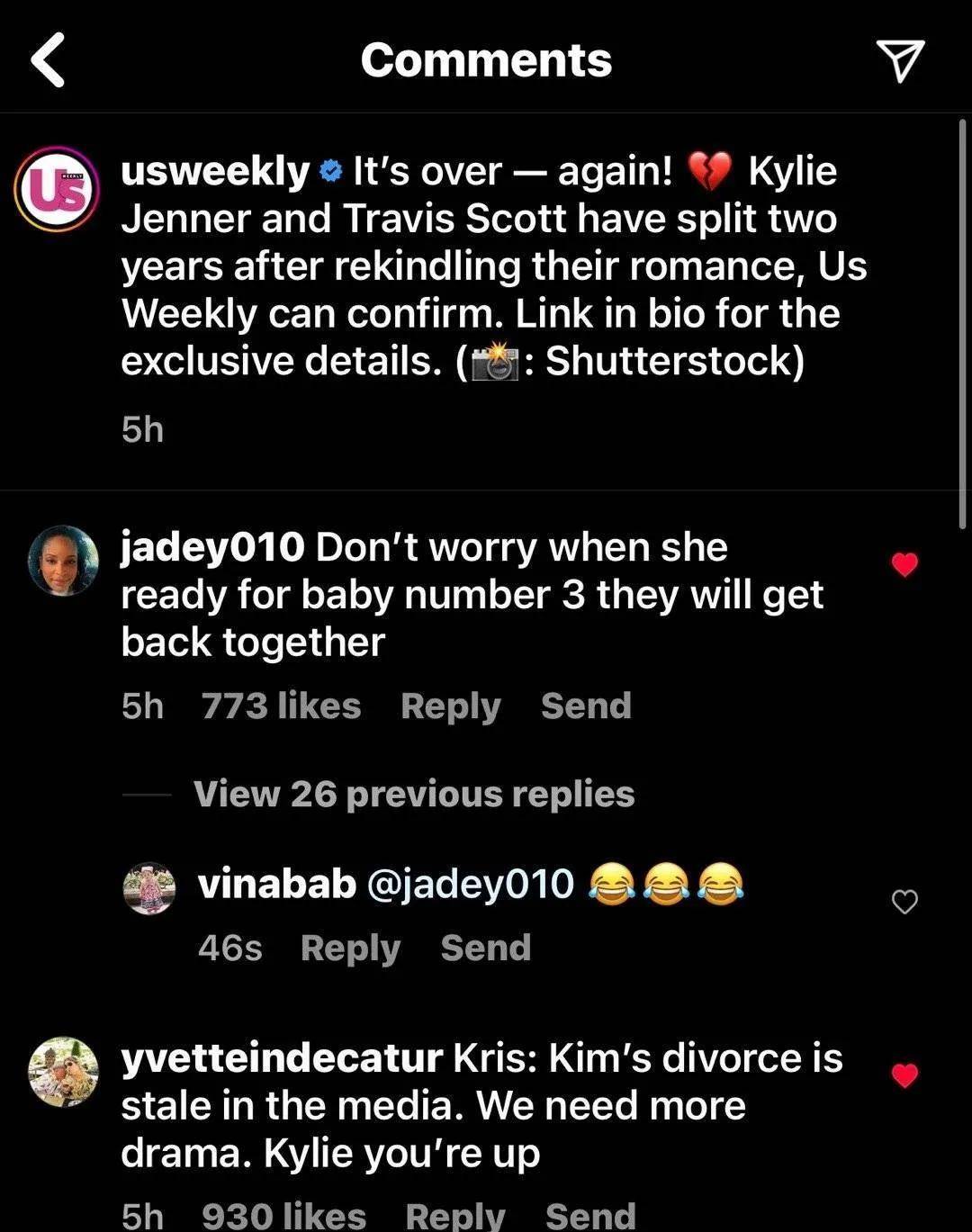 凯莉詹娜继分手传闻后狂删与travis亲密合照!_网友_时候_男人