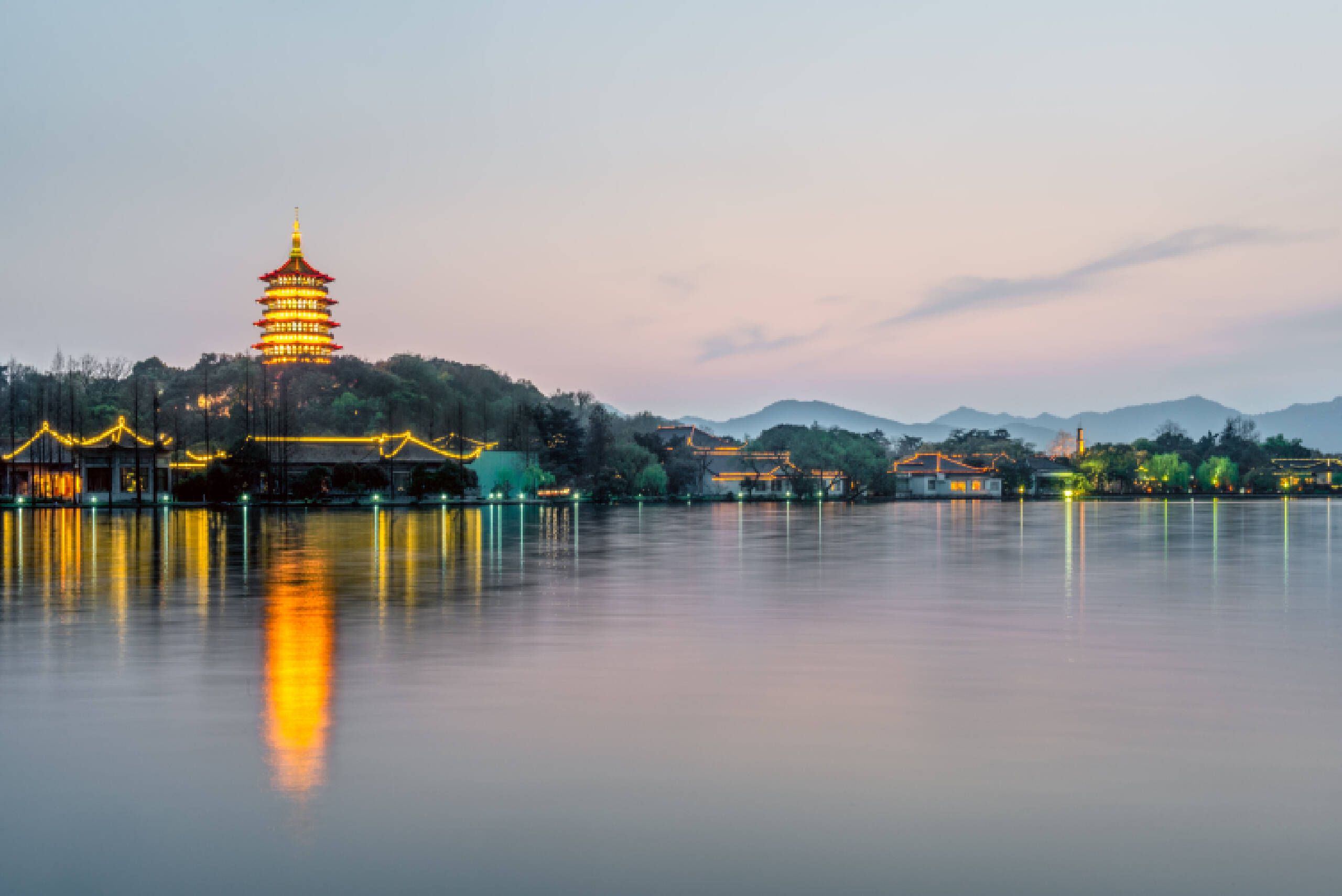 杭州最美风景图片图片