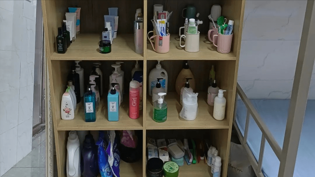 阜阳阜南一中中岗中学开展宿舍文化暨内务评比活动_建设_同学_进行