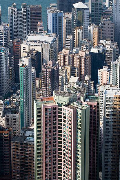 香港高楼密集图片