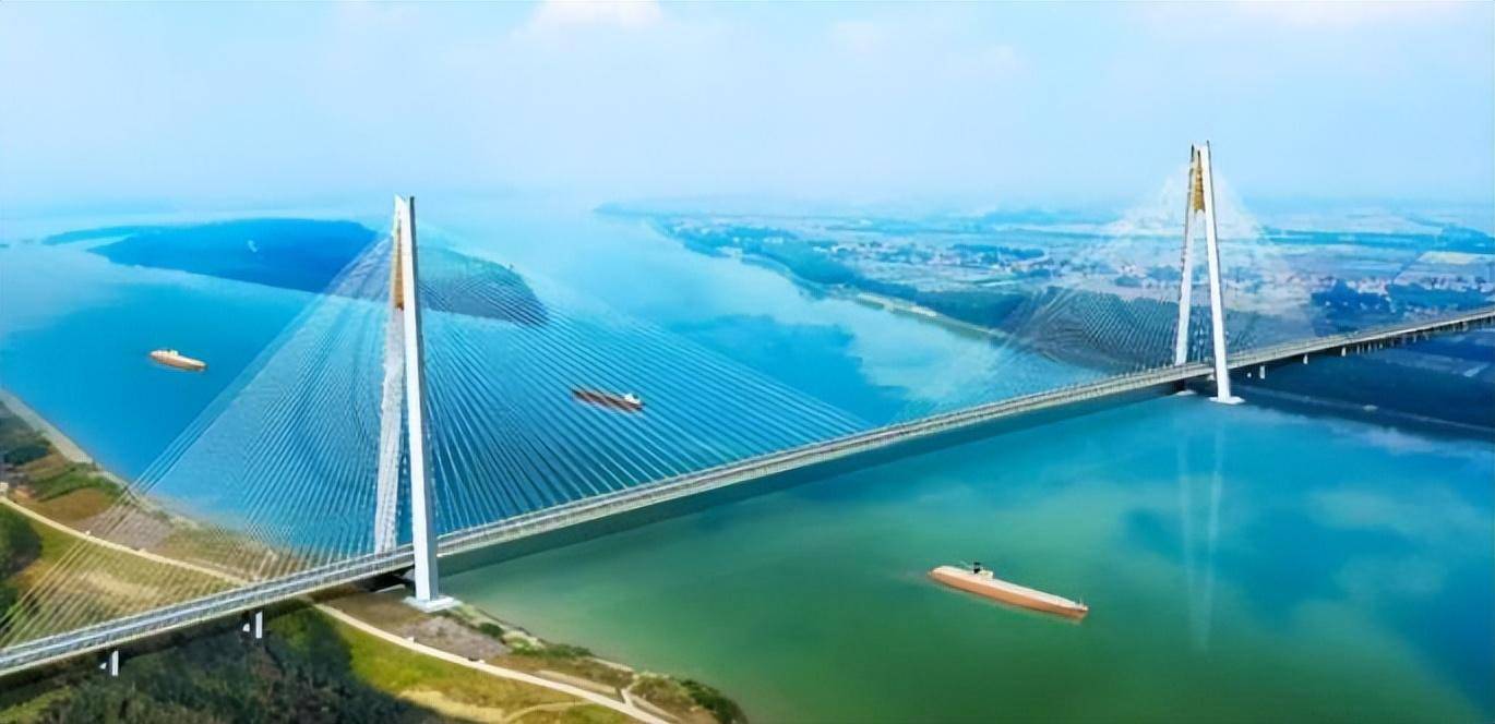 百里洲大桥设计图图片