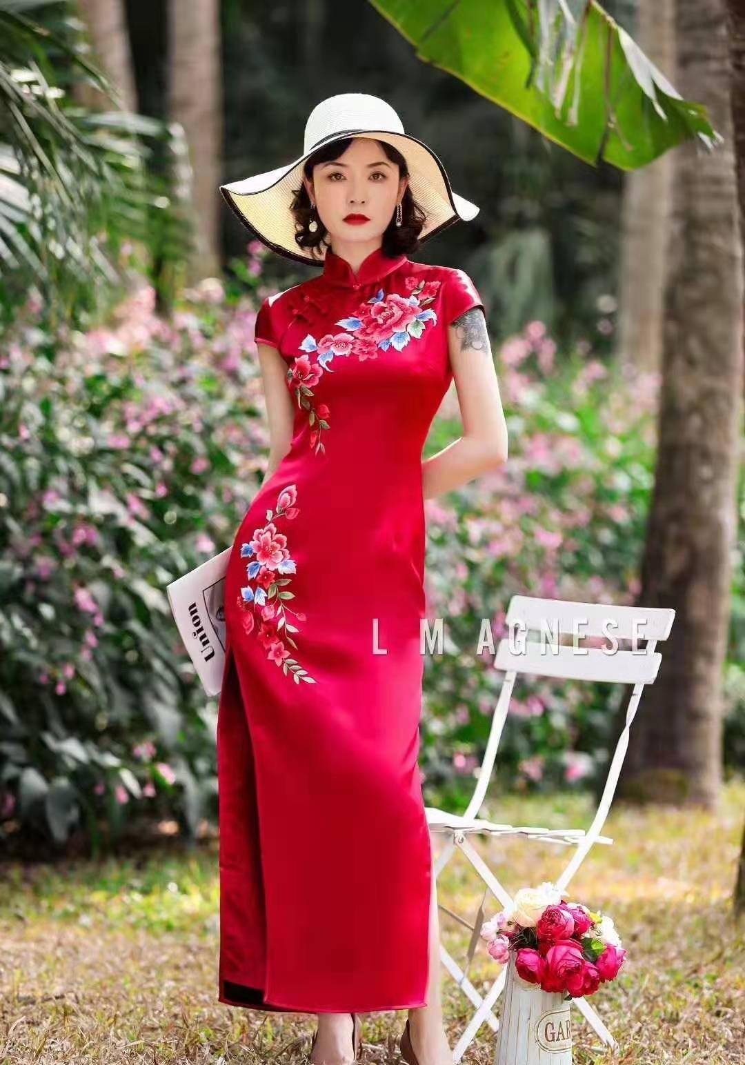 旗袍,带给东方美女神韵_女人_穿着_女子