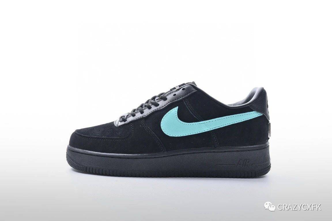 TIFFANY & CO x Nike Air Force 1 1837 联名黑蒂芙尼蓝耐克空军一号