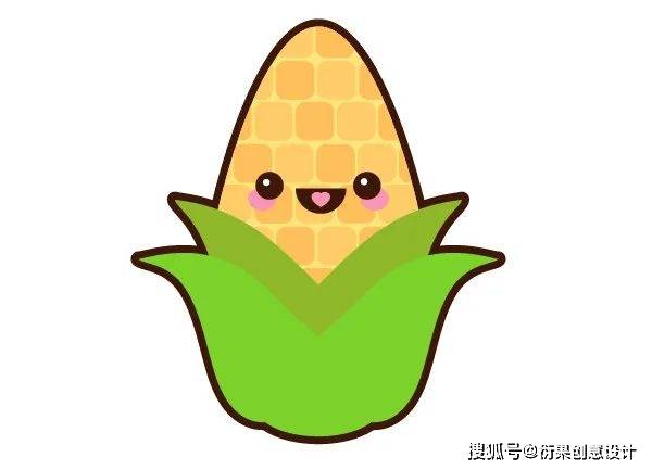 ai软件技巧,绘制玉米表情_步骤_形状_工具
