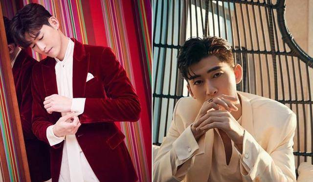 在外形上,一直是娱乐圈中长腿男神的代表,183cm的张翰简直就是一个