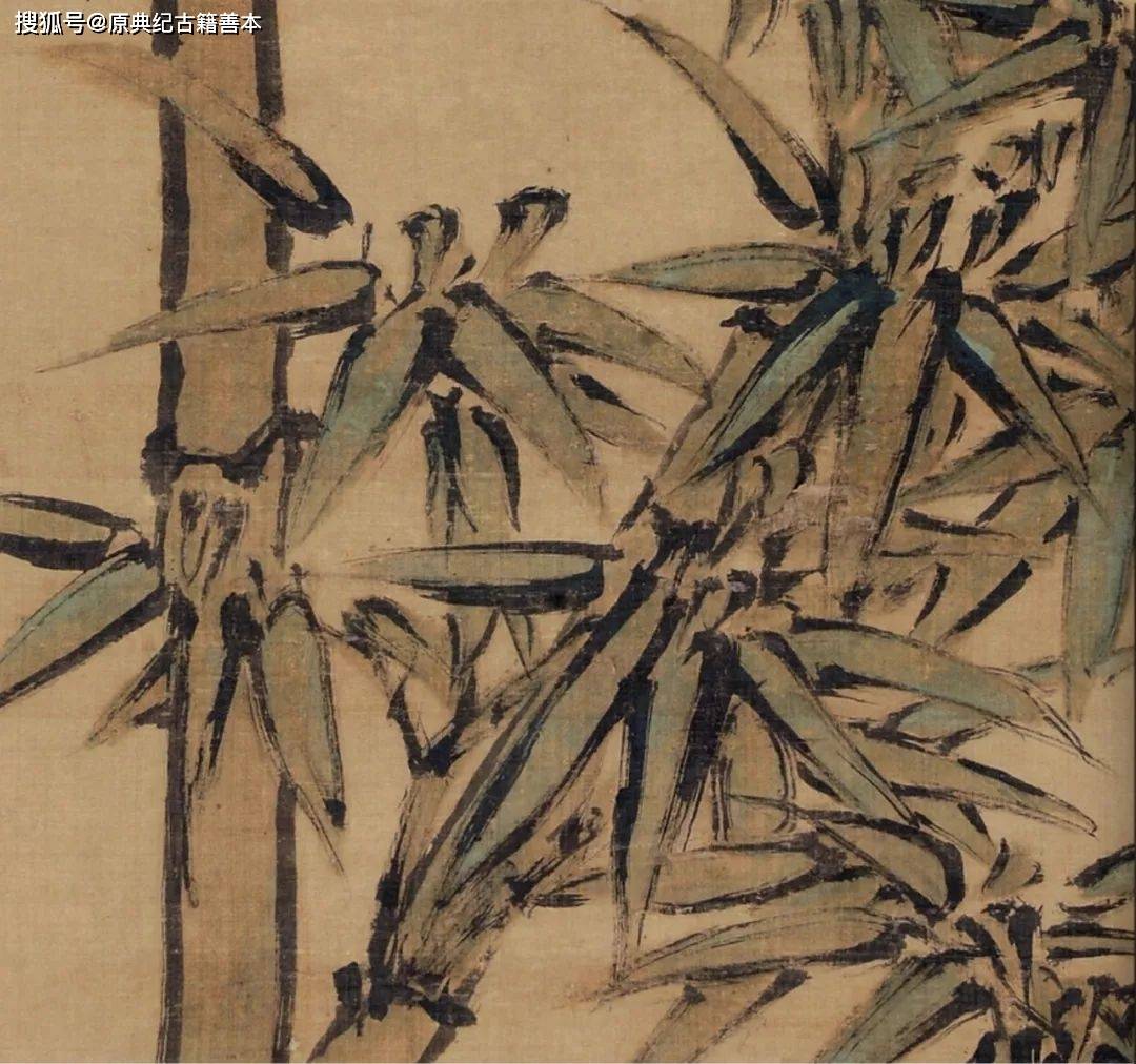 《双钩竹石图》:其作者连赵孟頫都赞叹不已_古籍_墨竹_李衎