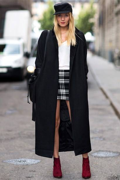 黑色大衣别再这样穿,真的很丑,教你基础搭配法,越简单越时髦