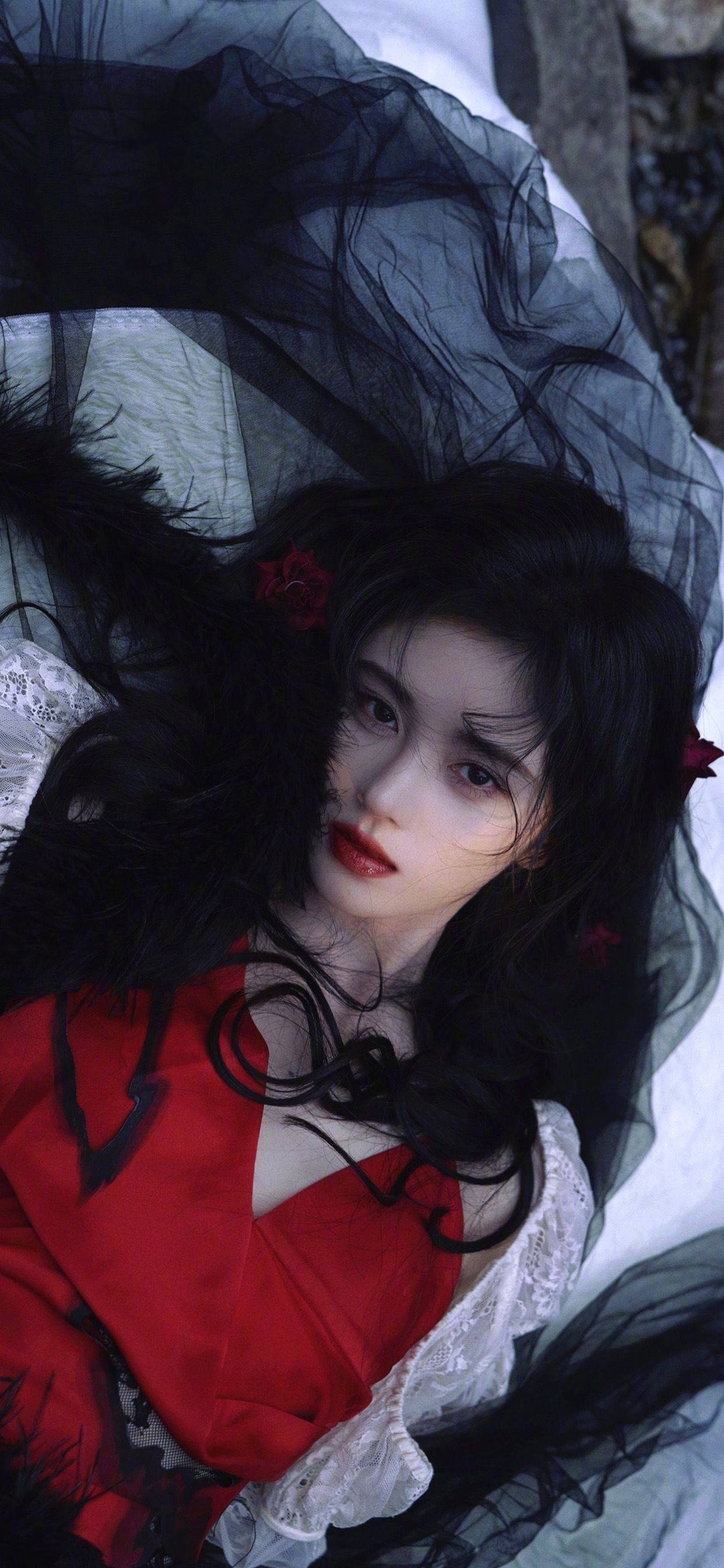 鞠婧祎时尚优雅礼服系列合集_气质_白色_造型