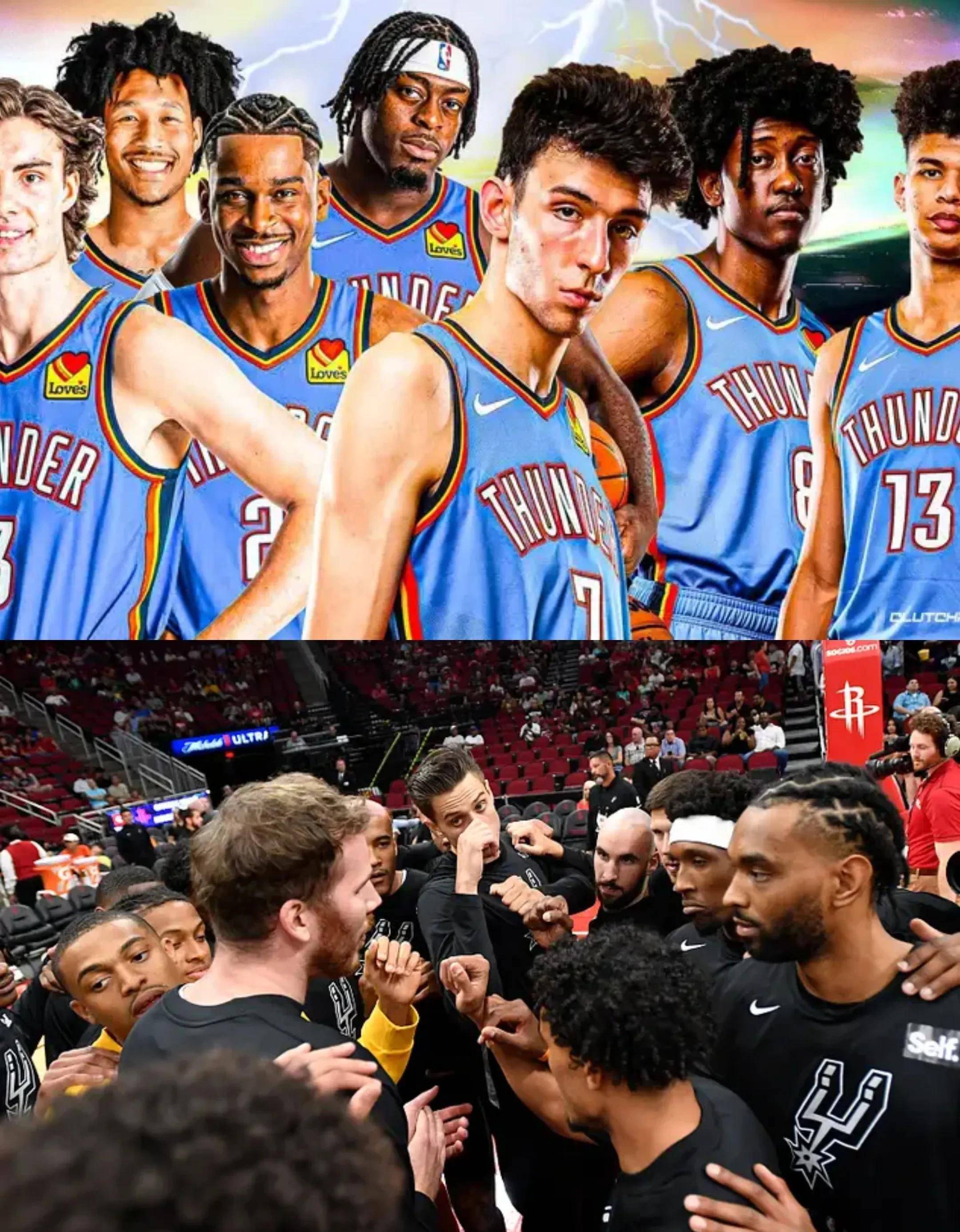 nba季前赛前瞻:雷霆对阵马刺 两支摆烂球队碰面,谁能更胜一筹呢?