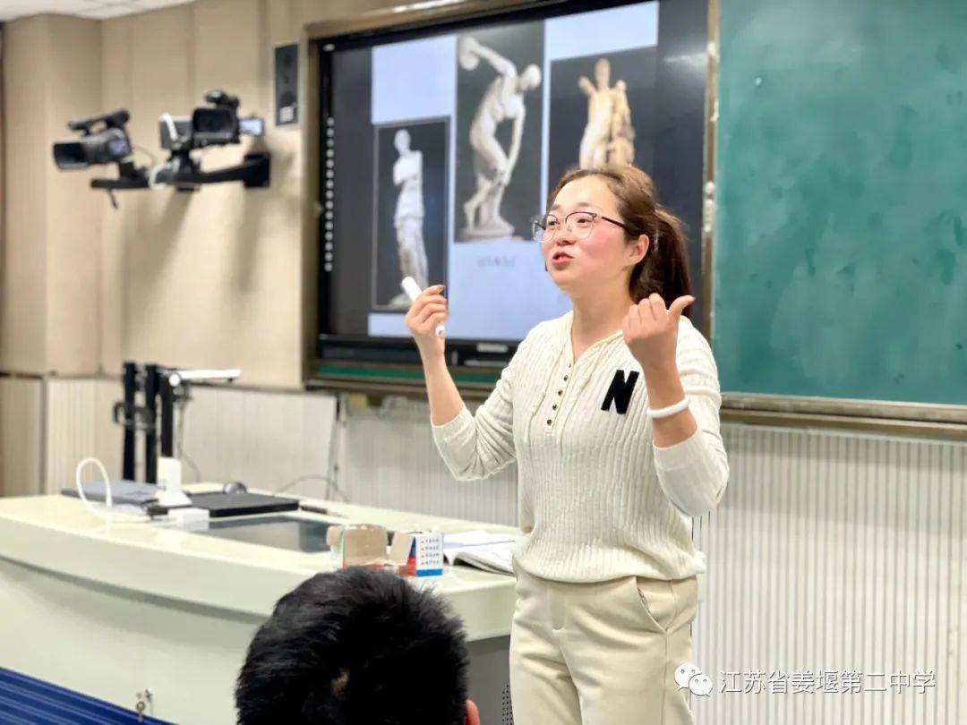 姜堰区高中美术优质课评比活动在省姜堰二中举行_参赛_课题_传统