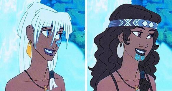 画师绘制黑人版迪士尼公主,当公主们变成黑人,你能接受吗?