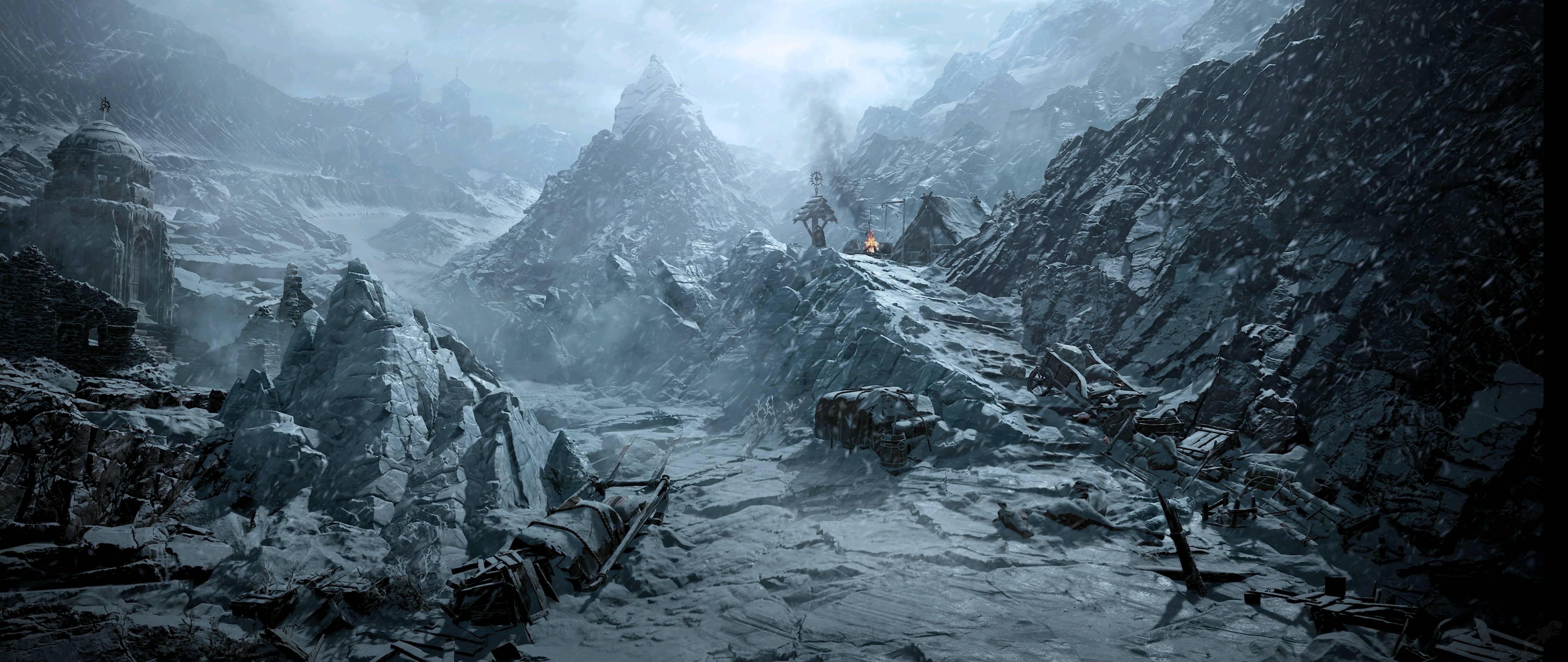 《暗黑破坏神4》加载画面赏析,每张都是精美的原画_场景_德鲁伊_时间