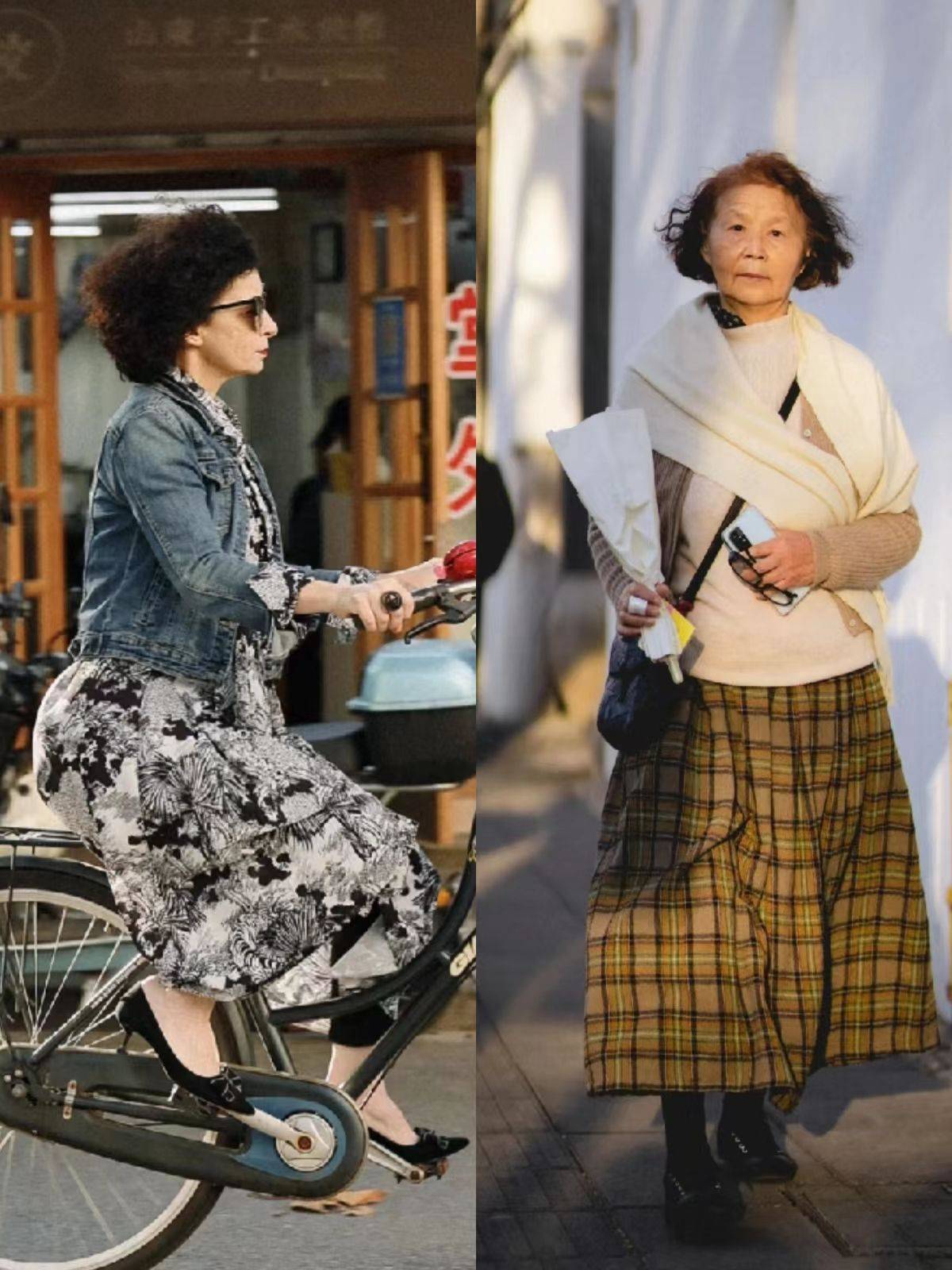 看了上海老年人穿搭,我才相信:岁月不败美人,年纪大了也是赢家_奶奶
