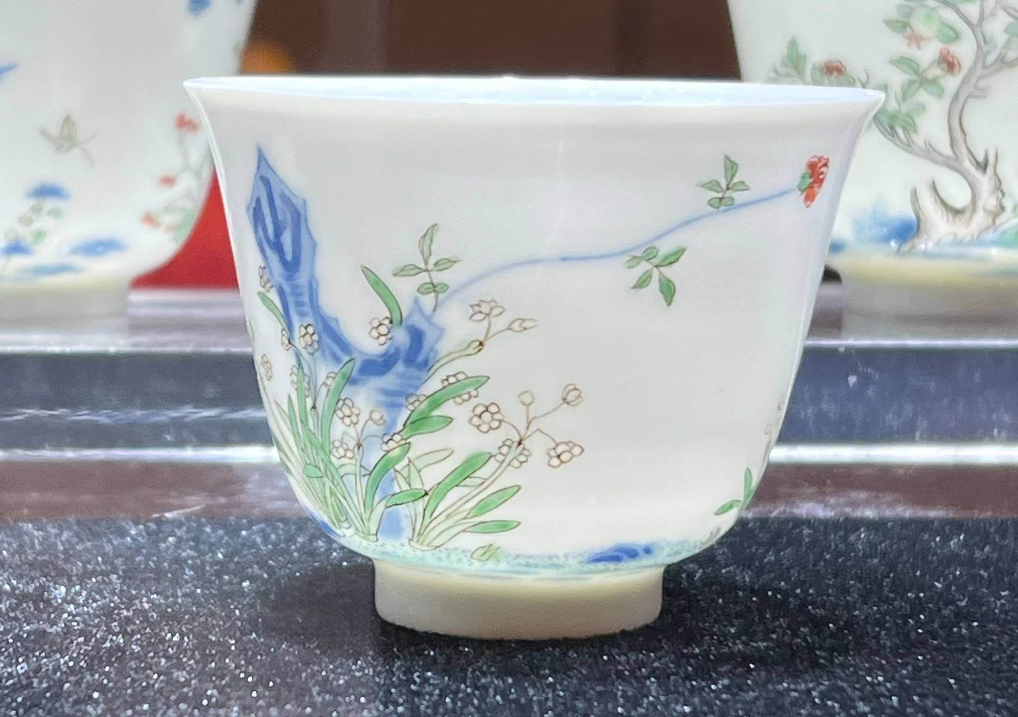 康熙年制五彩十二花神杯一套,值一个小目标_买家_名家_私人