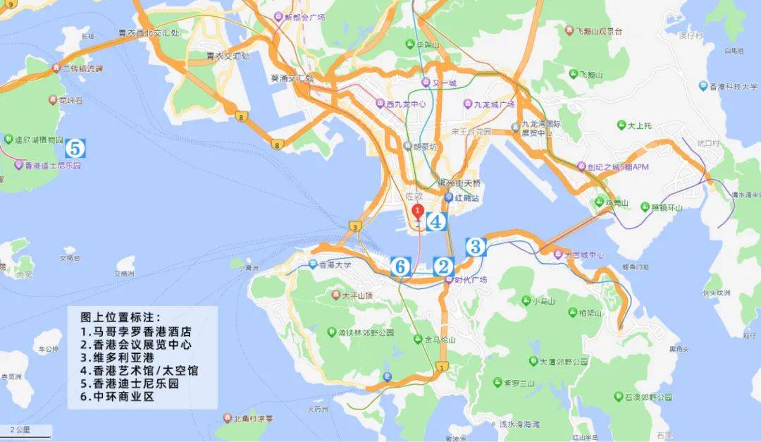 娱乐,商业区——尖沙咀,距离香港西九龙站直线距离均在1公里左右,10