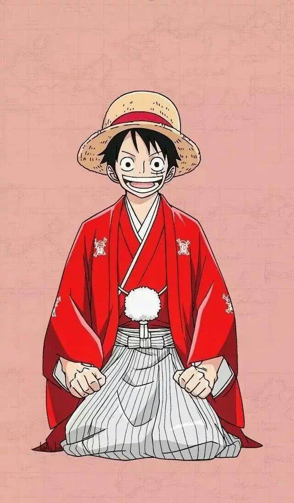 草帽团全员和服,布鲁克宛如遗照,娜美罗宾美艳不可方物_颜色_路飞