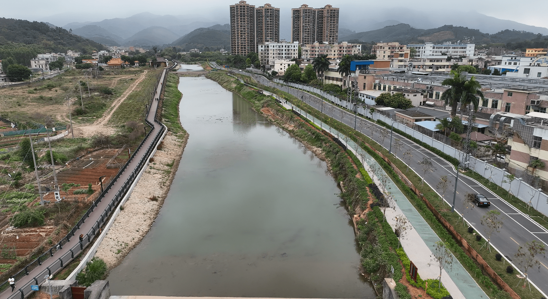 项目速递|宏盛建业承建的博罗县福田镇沿线风貌提升项目顺利验收_工程