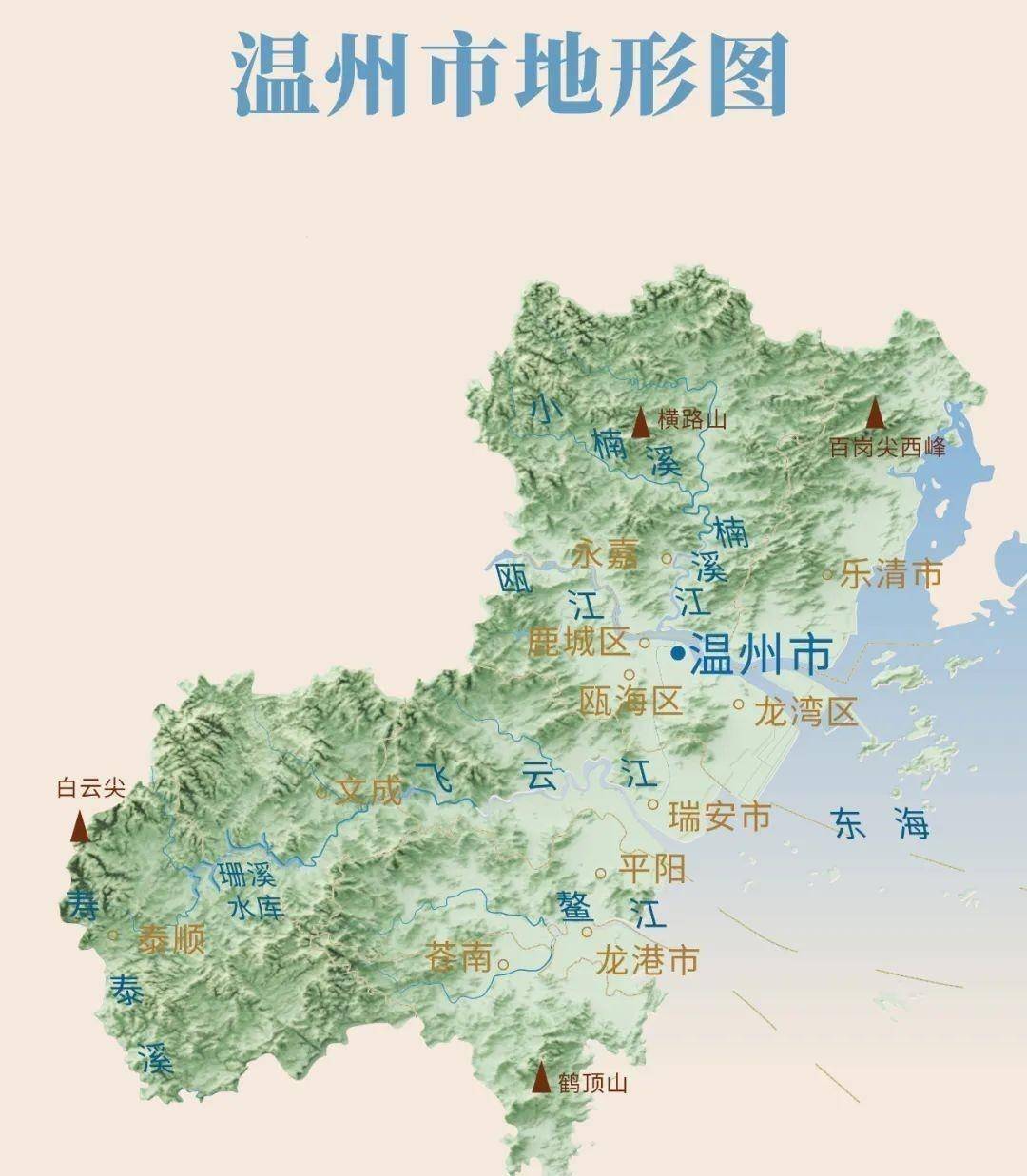 江心屿地图卡通图片