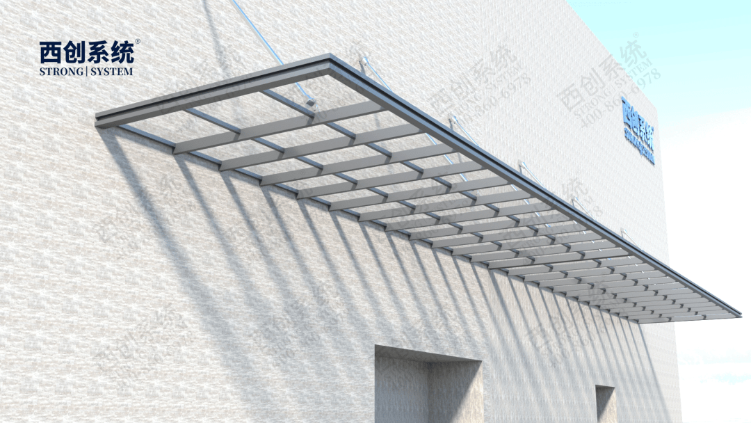 替代铝包钢 | 矩形精致钢优化酒店雨棚项目效果 —— 西创系统_生产