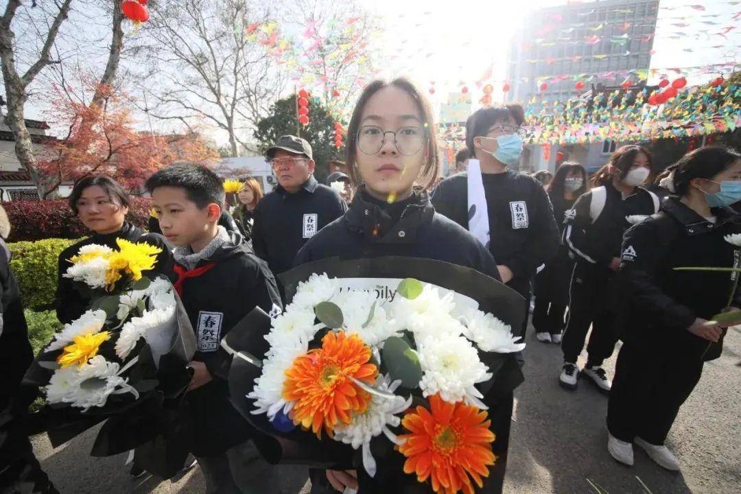 安徽芜湖:"2023春祭61请抗战忠魂检阅青春"祭奠戴安澜将军活动_老兵