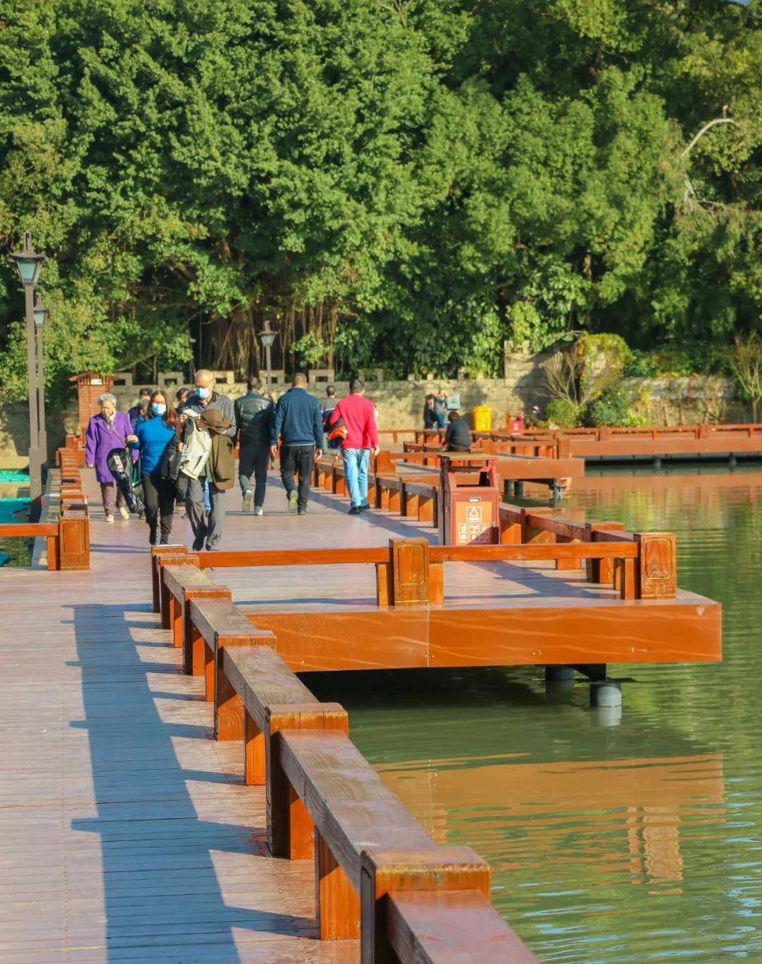 福州又一环湖栈道开放!